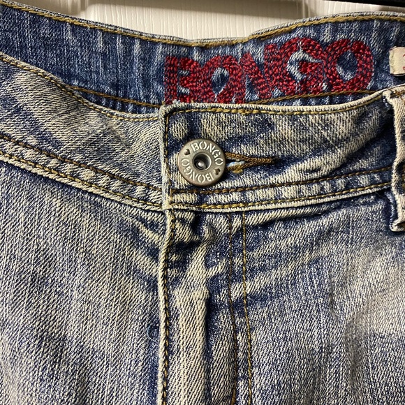 Great Condition Y2K Bongo Denim Bootcut Dirty Wash Jeans size 15 - Picture 2 of 6